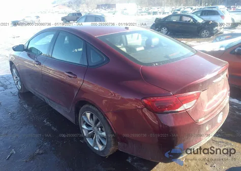 2015 Chrysler 200 S z USA, uszkodzony, nr VIN 1C3CCCBB4FN585167